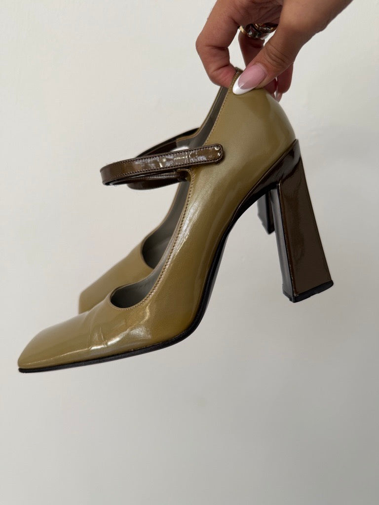 Prada Square Toe 90's Mary Jane