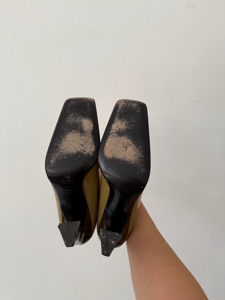 Prada Square Toe 90's Mary Jane