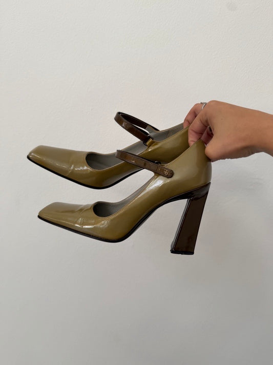 Prada Square Toe 90's Mary Jane